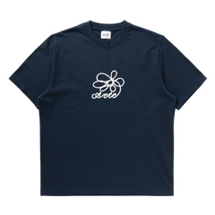 Arte Antwerp Round Flower T-Shirt Blue