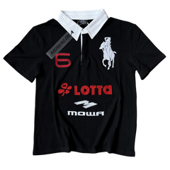 Mowalola ATL Polo Black