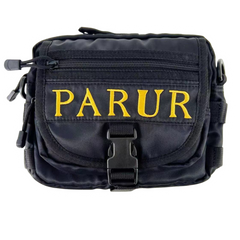 Parur Messenger Bag Black & Yellow