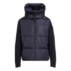 Canada Goose Hybride Wool Hooded Cardigan Black