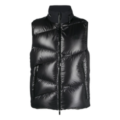 Moncler Shiny Down Vest Black