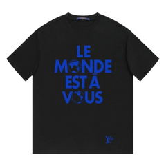 Louis Vuitton Le Monde Est Vous T-Shirt Black
