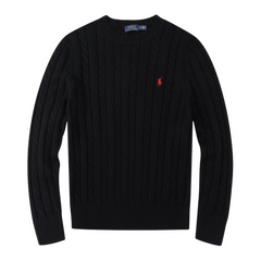 Ralph Lauren Cable Knit Sweater Black