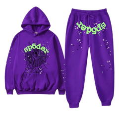 Sp5der Tracksuit Purple