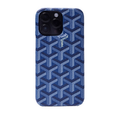 Goyard Iphone 16 Pro Phone Case Blue