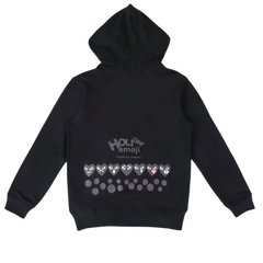 Comme Des Garcons Holiday Emoji Zipper Black