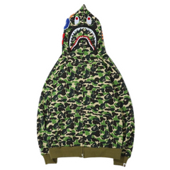 Bape Camo Zipper Green