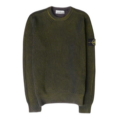 Stone Island Round Neck Sweater Green