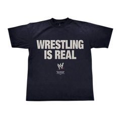 WWE Wrestling Is Real T-Shirt Black