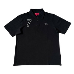 Supreme 7 Polo Shirt Black