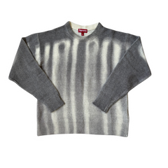 Supreme Blurred Logo Sweater Grey