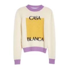 Casablanca Knit Sweater Offwhite