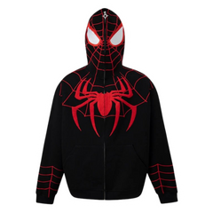 Spiderman Zipper Black & Red