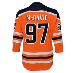 Edmonton Oilers Connor McDavid Jersey Orange & Blue