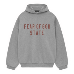 Fear Of God State Hoodie Grey