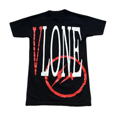 Vlone T-Shirt Black & Red