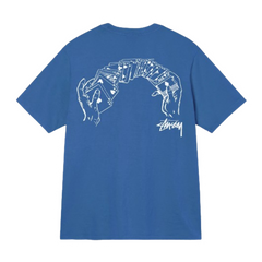 Stussy Shuffle Pigment T-Shirt Blue