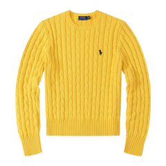 Ralph Lauren Cable Knit Sweater Yellow