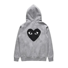 Comme Des Garcons Hoodie Grey & Black