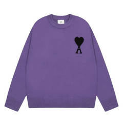 Ami Paris Sweater Purple