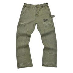 Gallery Dept. Damage Green Denim Pants