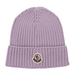 Moncler Knit Beanie Purple