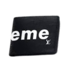 Louis Vuitton Supreme Wallet Black