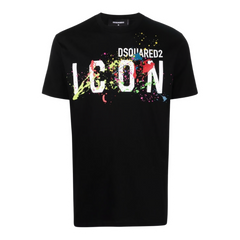 Dsquared2 Icon Splat T-Shirt Black