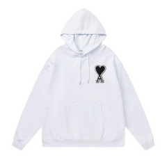 Ami Paris Hoodie White
