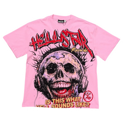 Hellstar "Is This What Hell Sounds Like" T-Shirt Pink