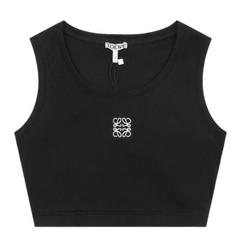 Loewe Cropped Annagram Tanktop Black