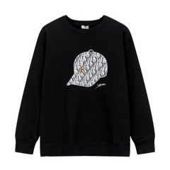 Dior Baseball Cap Sweater Black