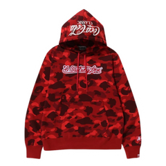 Bape x Coca Cola Camo Zipper Red