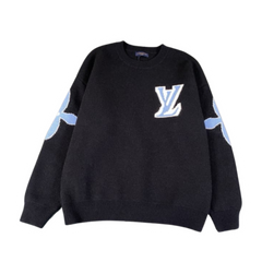 Louis Vuitton Knit Sweater Black & Blue