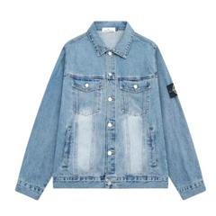 Stone Island Jeans Jacket Blue