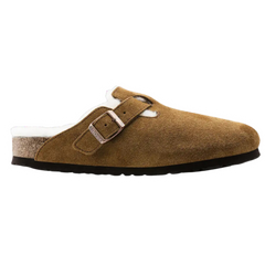 Birkenstock Boston Shearling Suede Brown