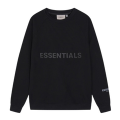 Essentials Chestprint Sweater Black