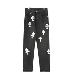 Chrome Hearts 21FW Denim Cross Black & White