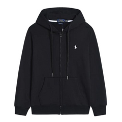 Ralph Lauren White Icon Zipper Black