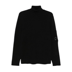 C.P. Company Turtleneck Sweater Black