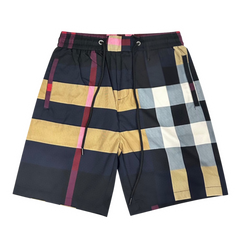 Burberry Shorts Blue & Beige