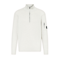 C.P. Company Halfzip White