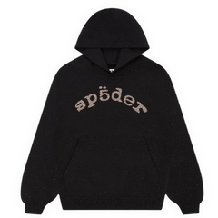 Sp5da VVS Glitter Hoodie Black