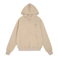 Ami Paris Hoodie Khaki