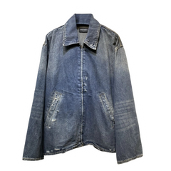 Balenciaga Jeans Jacket Washed Blue