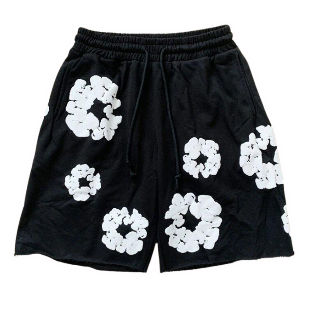 Denim Tears Shorts White & Black