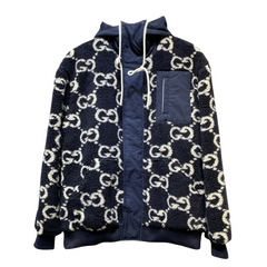 Gucci GG Jacquard Jacket Blue