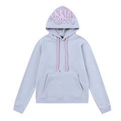 Syna World Hoodie Grey & Pink