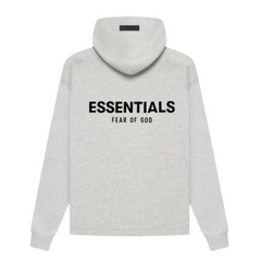 Essentials Fear Of God Big Print Hoodie Grey