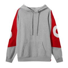 Supreme Hoodie Grey & Red